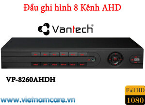 Đầu ghi hình công nghệ AHD Vantech VP-8260AHDH - 8 kênh