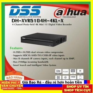 Đầu ghi hình Dahua DVR XVR5108H-4KL-X