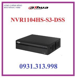 Đầu ghi hình Dahua NVR1104HS-S3-DSS - 4 kênh