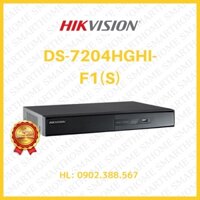 Đầu ghi hình HD-TVI 4 KÊNH ĐẾN 32 KÊNH TURBO 3.0 HIKVISION DS-7204HGHI-F1(S), DS-7208HGHI-F1/N(S), DS-7116HGI-F1/N