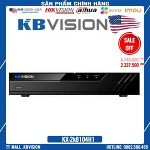 Đầu ghi hình HDCVI 2K Kbvision KX-2K8104H1