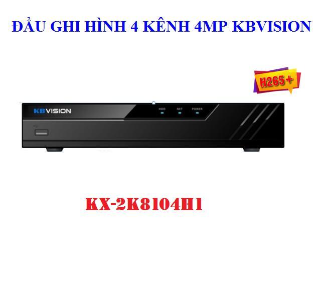 Đầu ghi hình HDCVI 2K Kbvision KX-2K8104H1