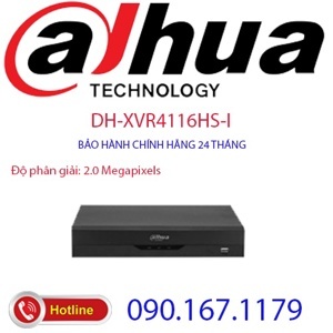 Đầu ghi hình HDCVI Dahua XVR4116HS - 16 kênh