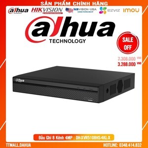 Đầu ghi hình HDCVI Dahua XVR5108HS-4KL-X - 8 kênh