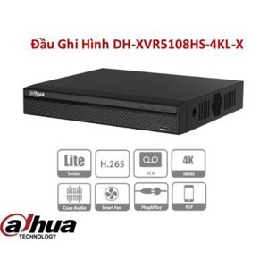 Đầu ghi hình HDCVI Dahua XVR5108HS-4KL-X - 8 kênh