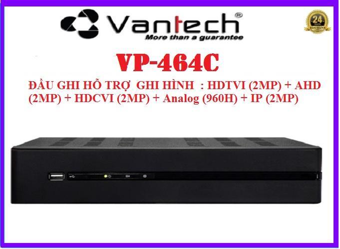 Đầu ghi hình HDCVI Vantech VP-464C - 4 kênh