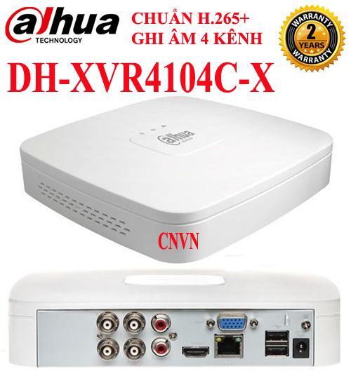 Đầu ghi hình HDCVI/TVI/AHD Duahua XVR4104C-X - 4 kênh