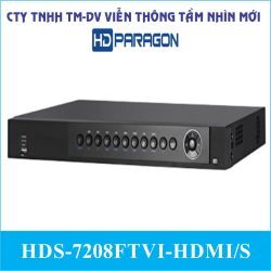 Đầu ghi hình HDTVI 5MP HDParagon HDS-7208FTVI-HDMI/S - 8 kênh