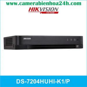 Đầu ghi hình HDTVI Hikvision DS-7204HUHI-K1/P - 4 kênh