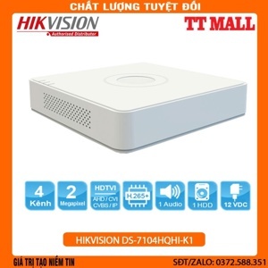 Đầu ghi hình Hikvision DS-7104HQHI-K1 - 4 kênh
