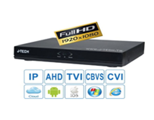 Đầu ghi hình Hybrid AHD/TVI/CVI/CBVS J-Tech HYD4404 - 4 kênh