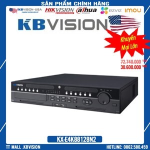 Đầu ghi hình IP 128 kênh KBVISION KX-E4K88128N2