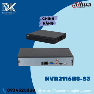 Đầu ghi hình IP 16 kênh Dahua DHI-NVR2116HS-S3