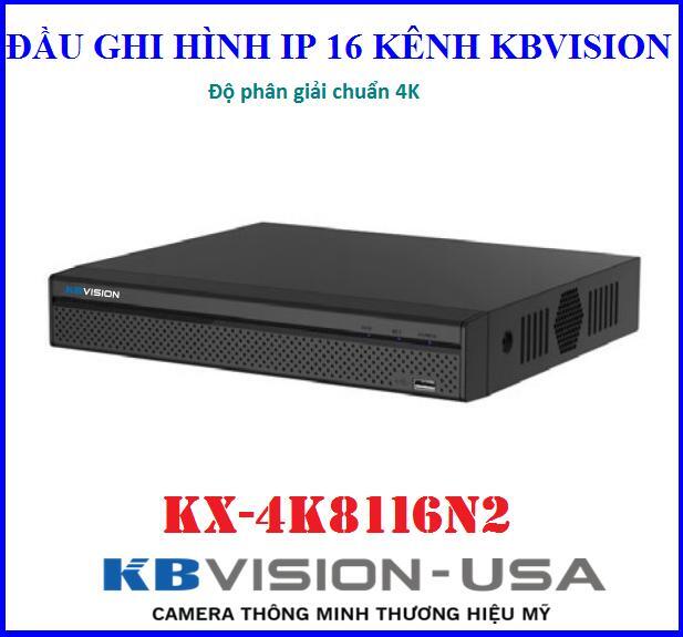 Đầu ghi hình ip 16 kênh Kbvision KX-4K8116N2
