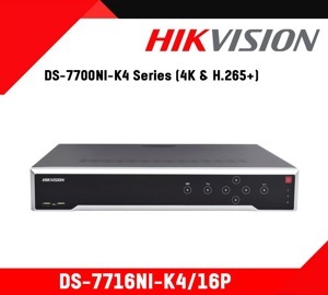 Đầu ghi hình IP 4K Hikvision DS-7716NI-K4/16P - 16 kênh