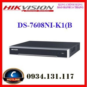 Đầu ghi hình IP Hikvision DS-7608NI-K1(B) - 8 kênh