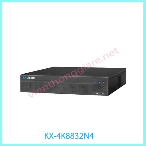 Đầu ghi hình IP Kbvision KX-4K8832N4 - 32 kênh