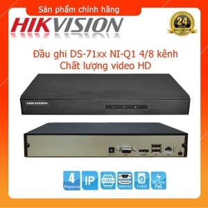 Đầu ghi hình IP PoE Hikvision DS-7108NI-Q1/8P/M - 8 kênh