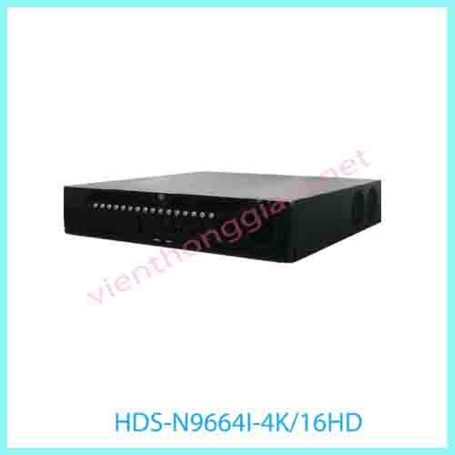 Đầu ghi hình IP Ultra HD HDParagon HDS-N9664I-4K/16HD - 64 kênh