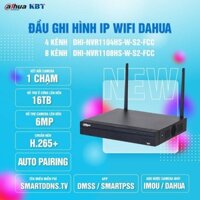 Đầu Ghi Hình IP WiFi 8 Kênh DaHua NVR1108HS-W-S2-FCC | NVR1104HS-W-S2-FCC dễ kết nối, đầu ghi wifi tự nhận cam