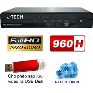 Đầu ghi hình J-Tech JT-1016D - 2 kênh