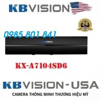 Đầu ghi hình KBVISION HD KX-A7104SD6 (5 in 1) 4 kênh dành cho camera 1.0,1.3 và 2.0 Mp + 1 kênh IP. Hàng chính hãng