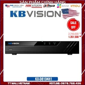 Đầu ghi hình Kbvision KH-D8104H1 - 4 kênh, 5in1