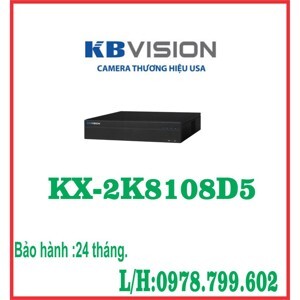 Đầu ghi hình Kbvision KX-2K8108D5 - 8 kênh
