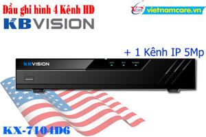 Đầu ghi hình Kbvision KX-7104D6 - 4 kênh