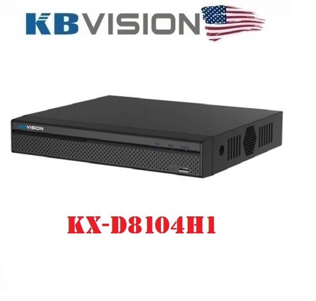 Đầu ghi hình Kbvision KX-D8104H1 - 4 kênh, 5in1