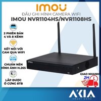 Đầu ghi hình Wifi Camera IMOU 4 kênh/ 8 kênh 1080P, nén H.265, Kết nối không dây nhiều thiết bị, Đàm thoại 2 chiều