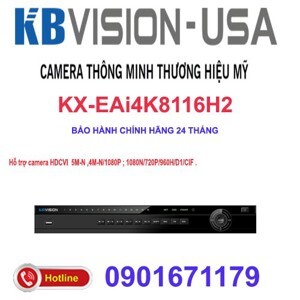 Đầu ghi hình XVR AI Kbvision KX-EAi4K8116H2 - 16 kênh