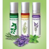 Dầu gió bi lăn thảo dược 3 mùi Lavender, Mint Fresh, Rosemary
