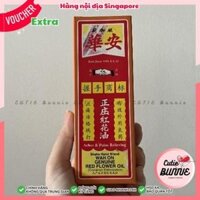 Dầu gió Chop Wah On Red Flower - Chính hãng Singapore