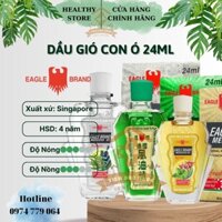 Dầu Gió Con Ó EAGLE BRAND MEDICATED OIL 24ml Singapore
