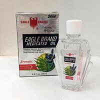 DẦU GIÓ CON Ó TRẮNG EAGLE BRAND MEDICATED OIL AROMATIC LAVENDER EUCALYPTUS