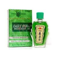 Dầu gió đại bàng Eagle BRAND Medicated Oil - USA - xanh lá (24ml)