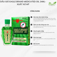 DẦU GIÓ EAGLE BRAND MEDICATED OIL 24ML