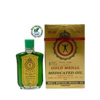 Dầu gió gold medal medicated oil hàng nội địa chính hãng singapore