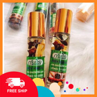 [Dầu Gió Lăn Sâm] thai lan (1 lố 12 chai) Nhân Sâm dược thảo Green Herb Thái Lan