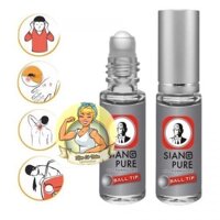 Dầu Gió Lăn Siang Pure Oil Ball Tip Ông Già Thái Lan 3cc