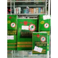 DẦU GIÓ SINGAPORE EAGLE BRAND MEDICATED 2 NẮP CHAI 24ML