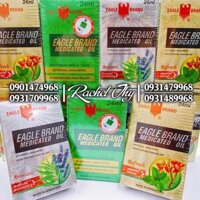 Dầu gió trắng Con Ó của Mỹ Eagle Brand Medicated Oil Lavender 24ml