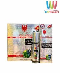 Dầu gió Trắng Con Ó mùi Oải Hương Mỹ dạng lăn Eagle Brand Medicated Oil Lavender (Lốc 12ml x14 chai)