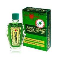 Dầu gió xanh 2 nắp hiệu Con Ó Nội địa Mỹ