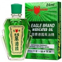 Dầu gió xanh Con Ó của Mỹ Eagle Brand Medicated Oil 24ml hàng chính hãng 100% Mỹ