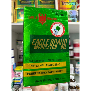 Dầu gió xanh con ó Singapore 36ml