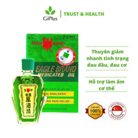 Dầu Gió Xanh Con Ó Singapore Eagle Brand Medicated Oil (24ml/Lọ)