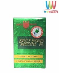Dầu gió xanh Con Ó Singapore Eagle Brand Medicated Oil 24ml