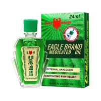 Dầu gió xanh Mỹ Eagle Brand Medicated Oil 24ml